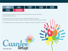 Tablet Screenshot of cuanleerefuge.org